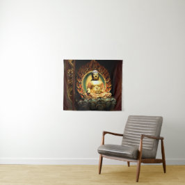 Tapeçaria de Arte de Parede do Buda Místico