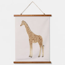 Tapeçaria de Arte para Berçário de Girafa