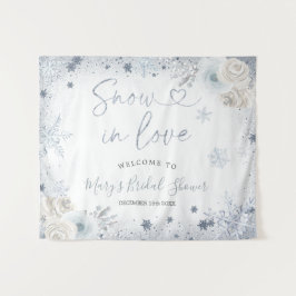 Tapeçaria de boas-vindas ao Chá de panela de floco