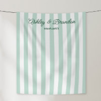 Tapeçaria de Cama de Praia Verde Mar Personalizada