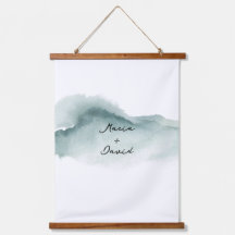 Tapeçaria de Casamento com Aquarela