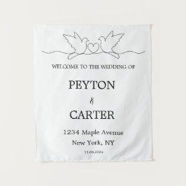 Tapeçaria de Casamento Personalizado