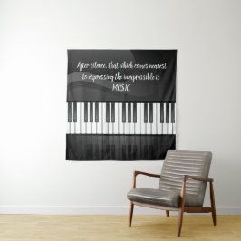 Tapeçaria de Design de teclado para piano