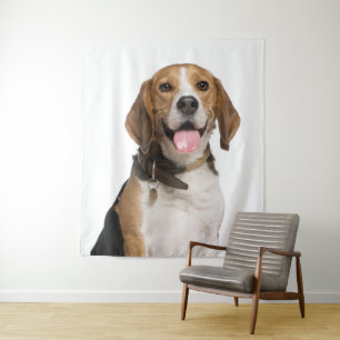 Tapeçaria de Foto de Cachorro Beagle Fofo