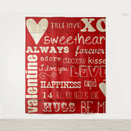 Tapeçaria de Fundo de Foto do Dia de São Valentim