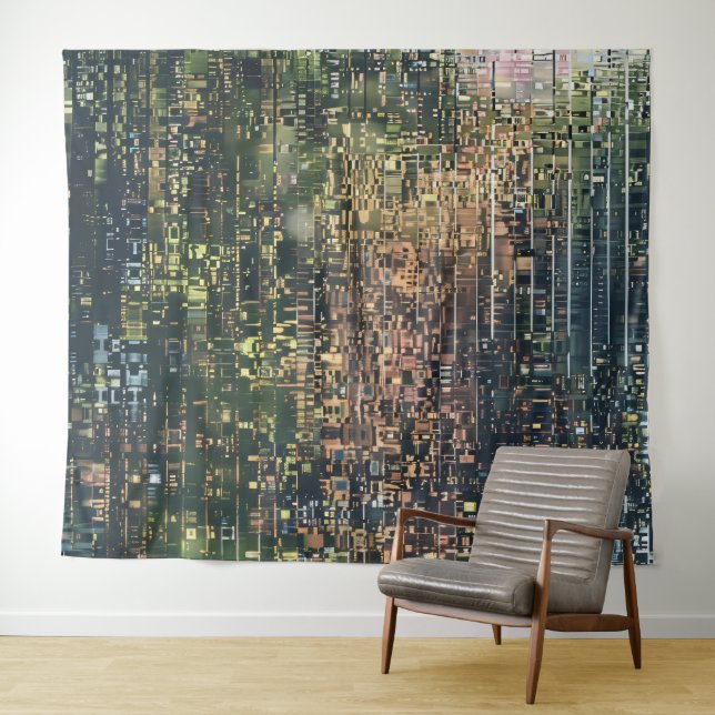 Tapeçaria de Fundo de Pintura de Jardim de Flores  (In Situ (Horizontal))