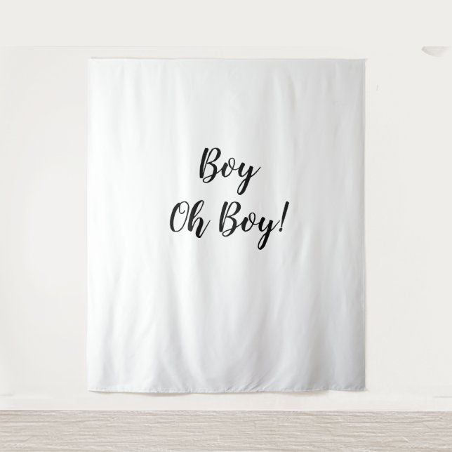 Tapeçaria de Fundo Oh Boy Oh Boy Banner (Frente)