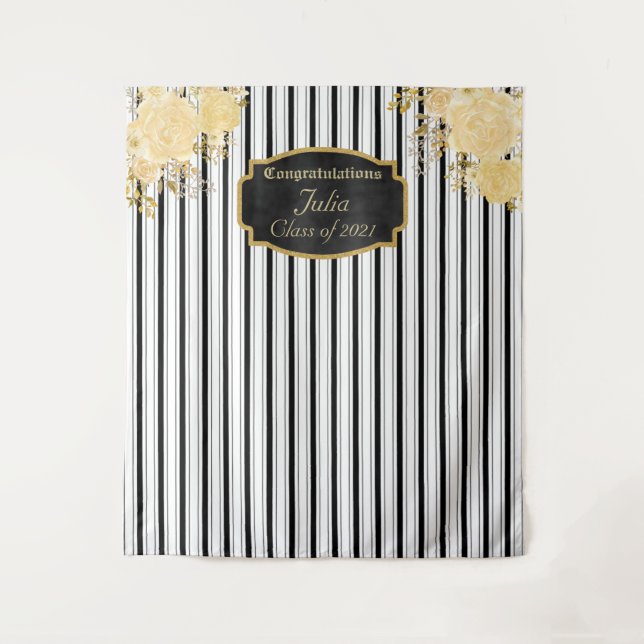 Tapeçaria de Fundo para Fotos de Formatura com Ros (Frente)