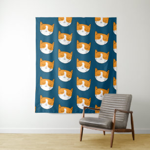 Tapeçaria de Gato com Sono Bonito