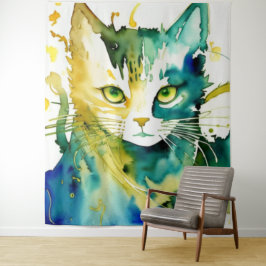Tapeçaria de Gato Verde