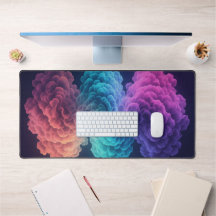 Tapeçaria de mesa de design de nuvem galáctica