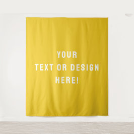 Tapeçaria De Mostarda XL Personalizada - Faça Com