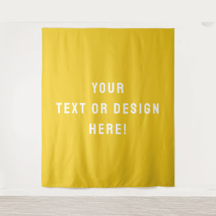 Tapeçaria De Mostarda XL Personalizada - Faça Com 