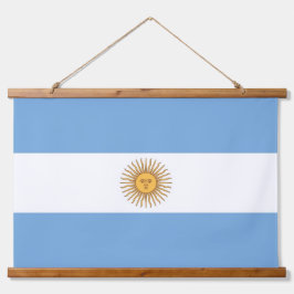 Tapeçaria de Muro com bandeira da Argentina