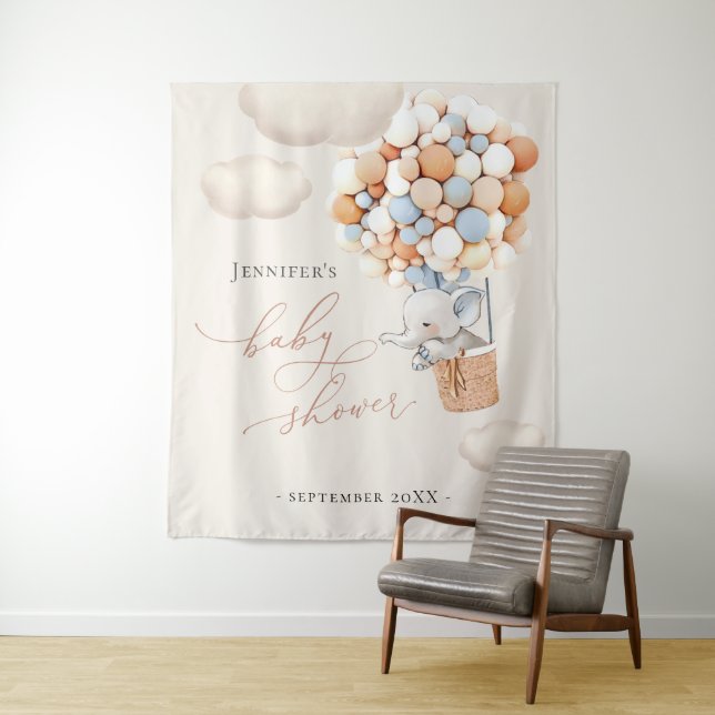 Tapeçaria de Nuvens de Balão de Elefante (In Situ)