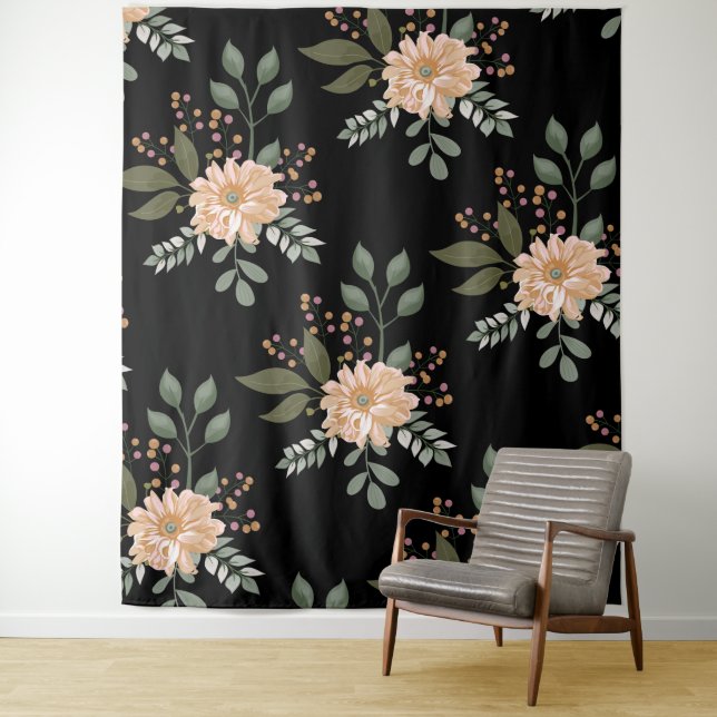Tapeçaria de Padrão Floral (In Situ)