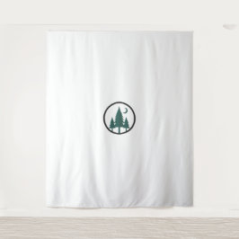 Tapeçaria de Parede Minimalista Floresta Luar Somb