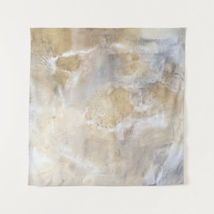 tapeçaria de pintura neutra abstrato