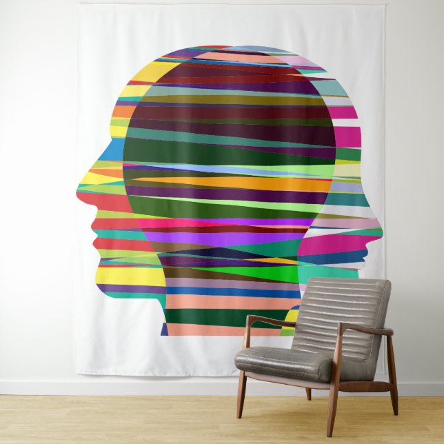 Tapeçaria de Rostos Coloridos (In Situ)