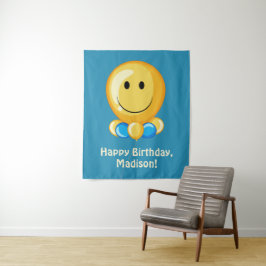 Tapeçaria de texto personalizado e cor personaliza