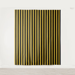 Tapeçaria Decorativa Dourado Metálico e Listras Pr