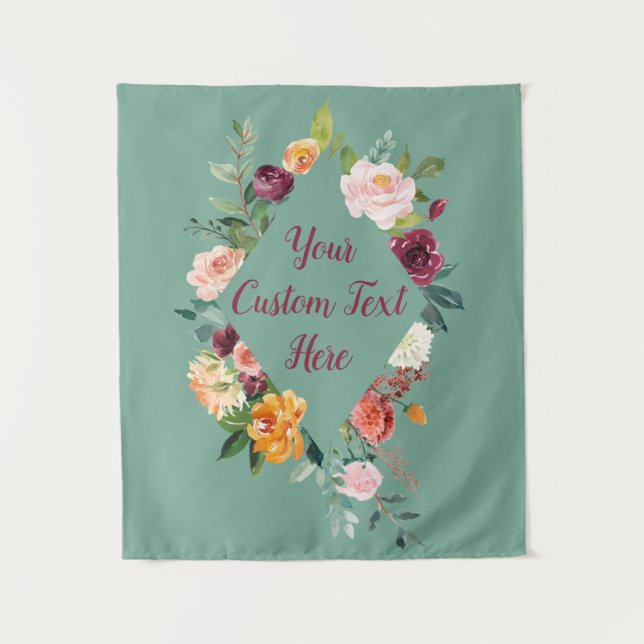 Tapeçaria do Booth de Foto do Fundo do casamento o (Frente)