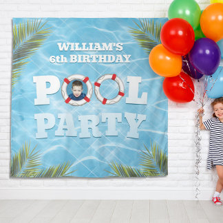Tapeçaria do Fundo da piscina - Decoração do Parti