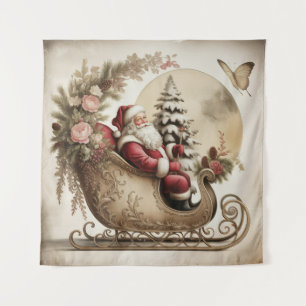 Tapeçaria do Papai Noel Vintage