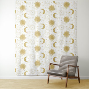 Tapeçaria Dourada Celestial