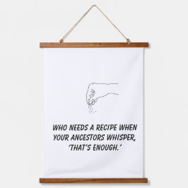 Tapeçaria Engraçada de Cozinha - Sabedoria do Cozi