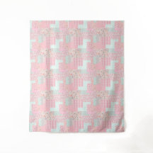 Tapeçaria Estética Floral Rosa | Decoração de Pare