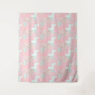 Tapeçaria Estética Floral Rosa | Decoração de Pare
