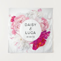 Tapeçaria Floral para Casamento Fundo para Fotogra