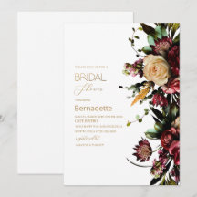 Tapeçaria flores brilhantes aquarela convite doura