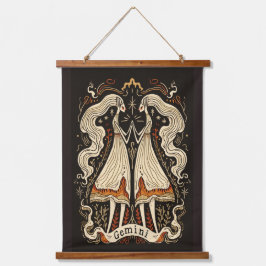 Tapeçaria Gemini Celestial Arte Bodíaca