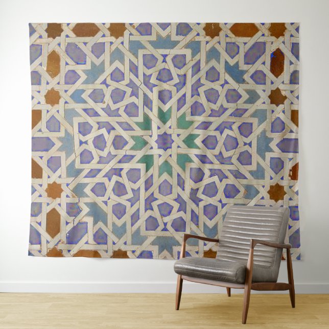 Tapeçaria Geométrica Árabe Média (127 cm x 152 cm) (In Situ (Horizontal))