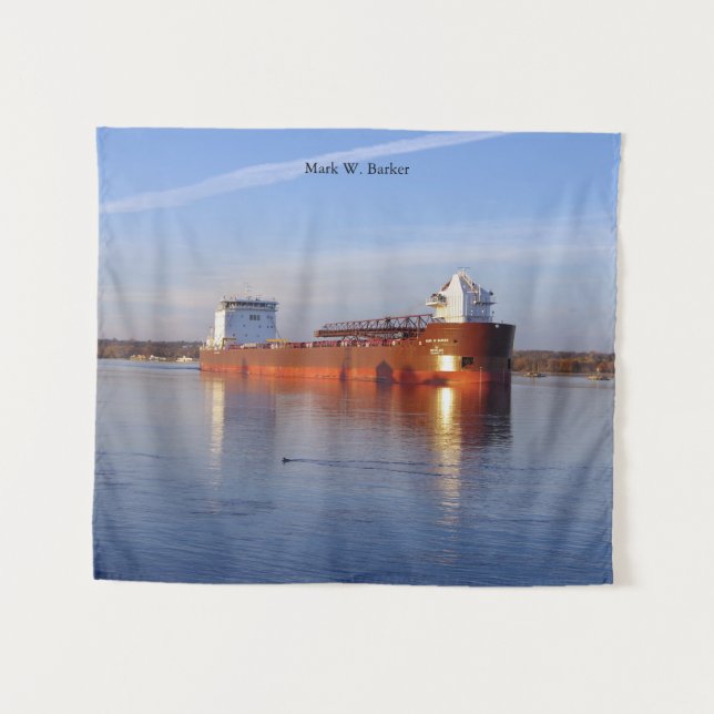 tapeçaria Mark W. Barker (Frente (Horizontal))