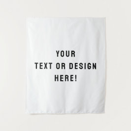 Tapeçaria Média Personalizada - Branca e Personali