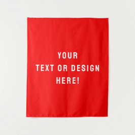 Tapeçaria Média Personalizada - Vermelho e Persona