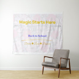 Tapeçaria Motivacional | A Magia Começa Aqui Decor