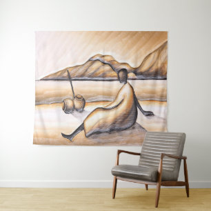 Tapeçaria na Paisagem Africana