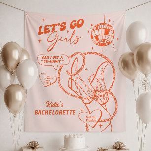 Tapeçaria Orange Rodeo Bachelorette Party Nash Bac