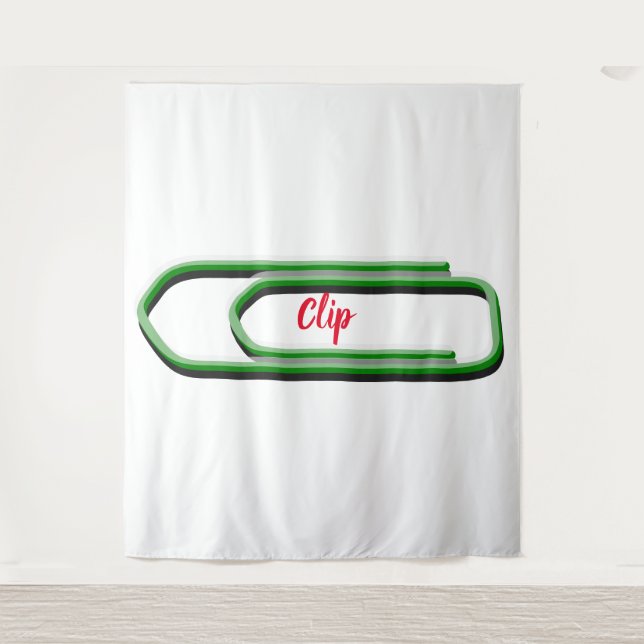 Tapeçaria Paper Clip (Frente)