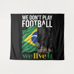 Tapeçaria para Fã de Futebol do Brasil - Faixa par