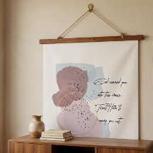 Tapeçaria Pendurada de Impressão em Aquarela Deus 