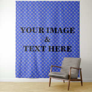 Tapeçaria Personalizada com Foto e Texto
