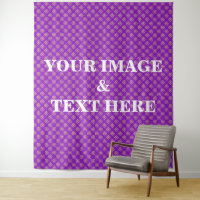 Tapeçaria Personalizada Com Sua Própria Foto & Tex