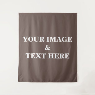 Tapeçaria Personalizada Com Sua Própria Foto & Tex