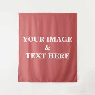 Tapeçaria Personalizada Com Sua Própria Foto & Tex