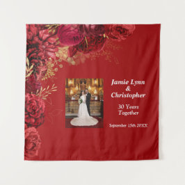 Tapeçaria Personalizada de Aniversário de Casament